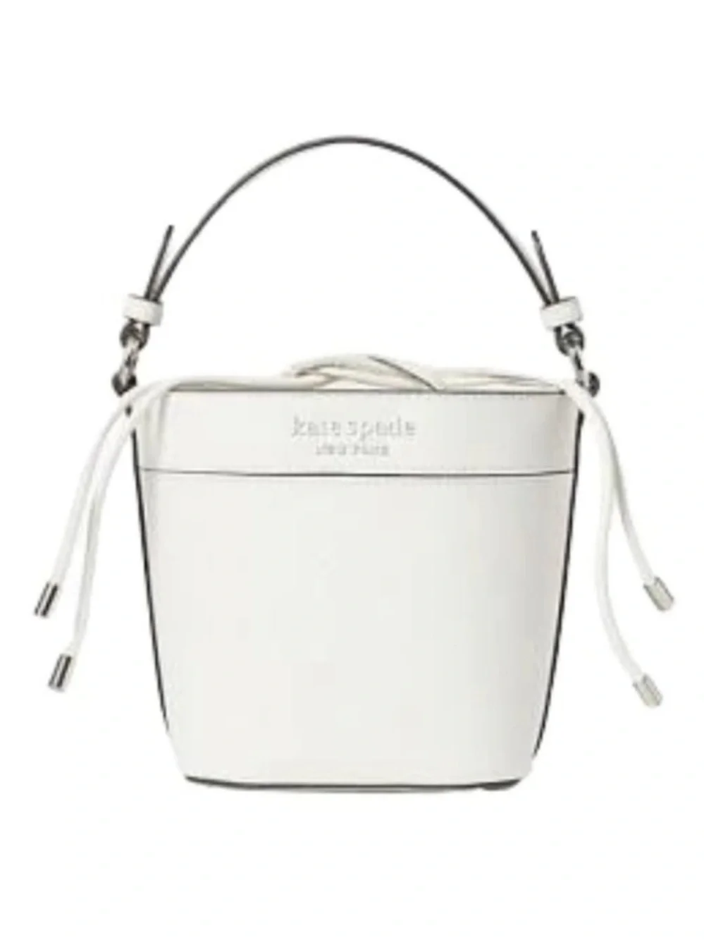 NWT Kate Spade Cameron Small Bucket Bag White 6734